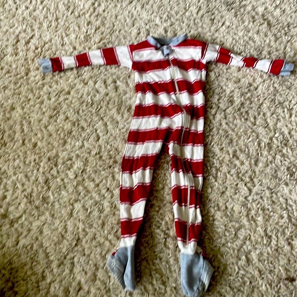 Christmas stripe Jammie’s worn one season